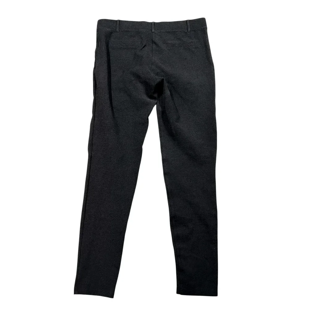 Betabrand Pants Women's Large‎ Gray Ponte Dress Pants Stretch Knit Comfy Work 1